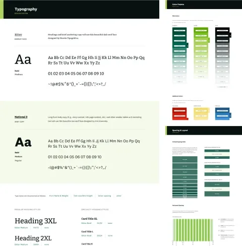 Fonts and colors for Dartmouth