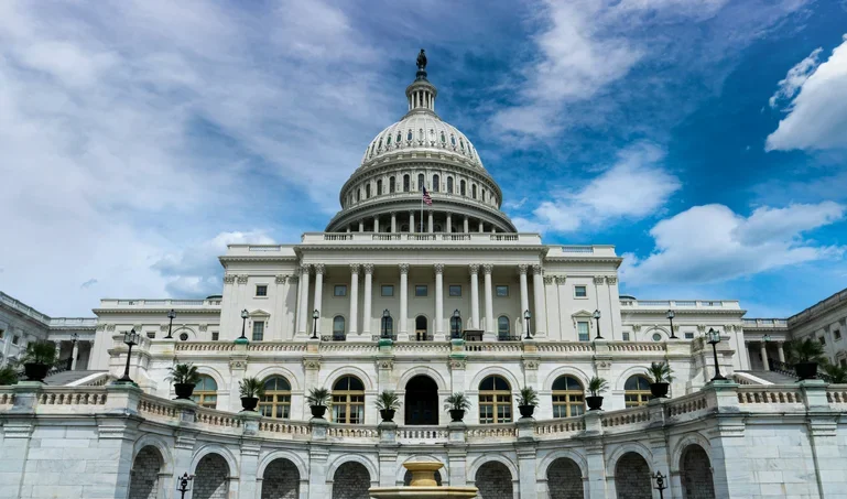 A state capitol building